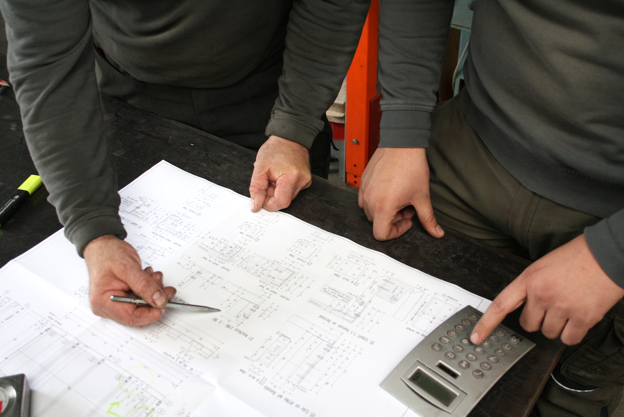 Planung Metallbauarbeiten der Metallbau Schlosserei T. Heyny